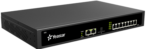 Yeastar s50 IP PBX with 49 Yealink IP Phones t21p and One Console T27G Package